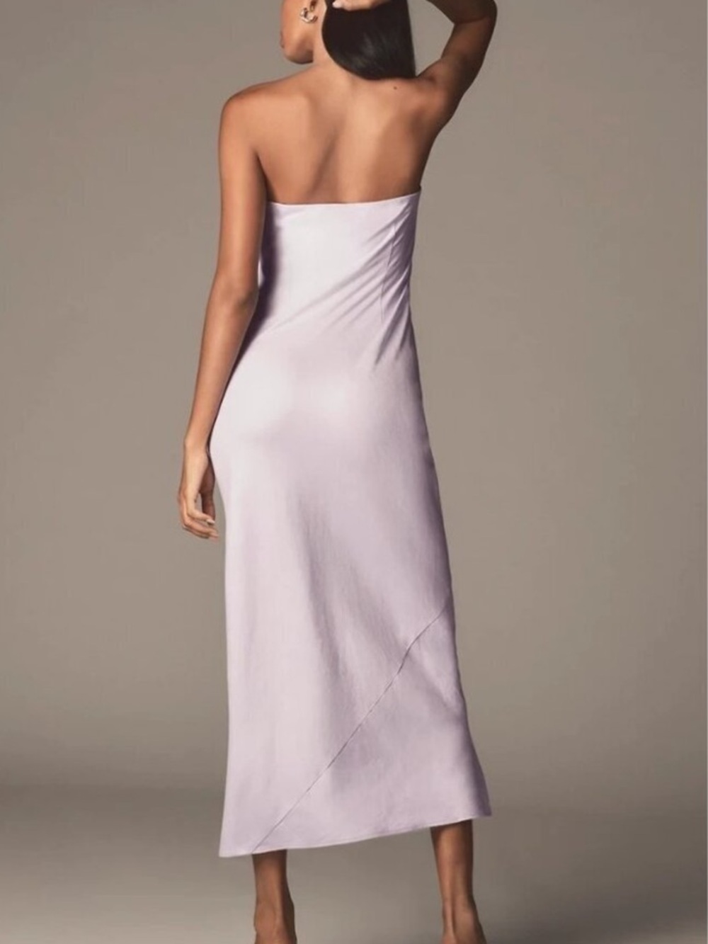THE TILDA LINEN BLEND SLIP DRESS  NWT - Picture 3 of 4